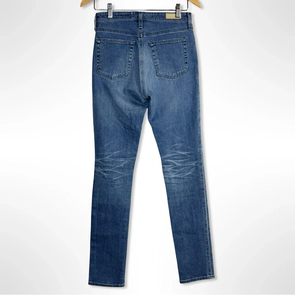 AG Adriano Goldschmied The Sophia High Rise Skinny Jeans Medium Wash Size 27R - Picture 3 of 11